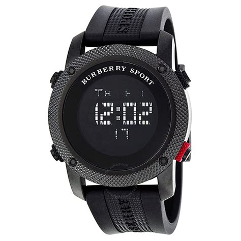 burberry sport watch bu7704|Burberry Sport Black Digital Dial Black Rubber Men's Watch .